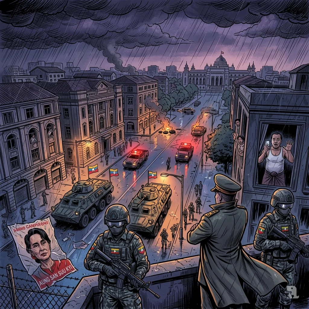 Myanmar’s military, led by coup leader Min Aung Hlaing, seized power from Aung San Suu Kyi’s government in 2021, plunging the nation into a devastating civil war and humanitarian crisis.